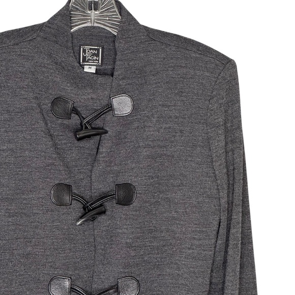 Vintage Joan Fagin New York 3 Piece Gray Blazer (M) Pants and Skirt (Both S) Set - Picture 4 of 16